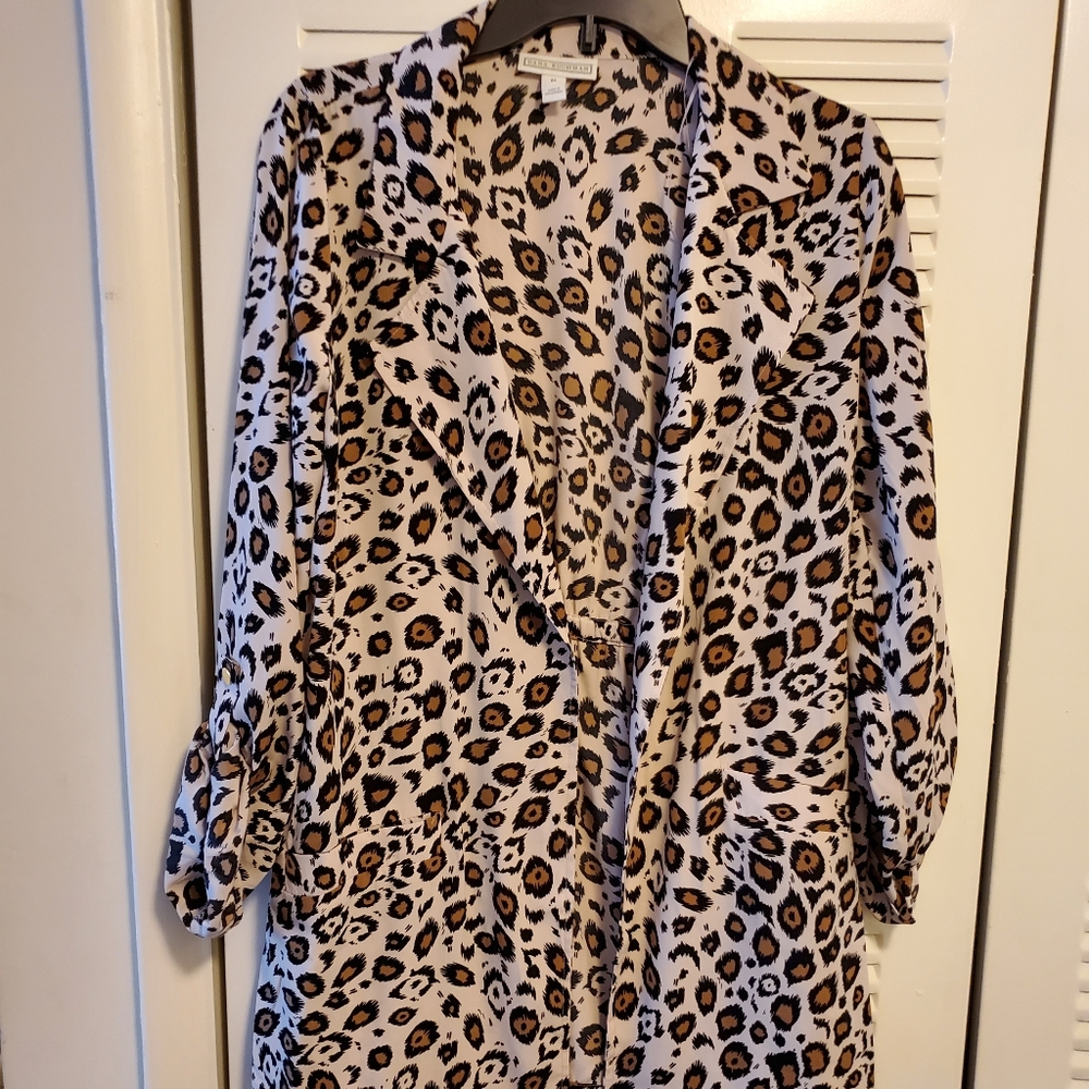 Dana Buchman animal print jacket